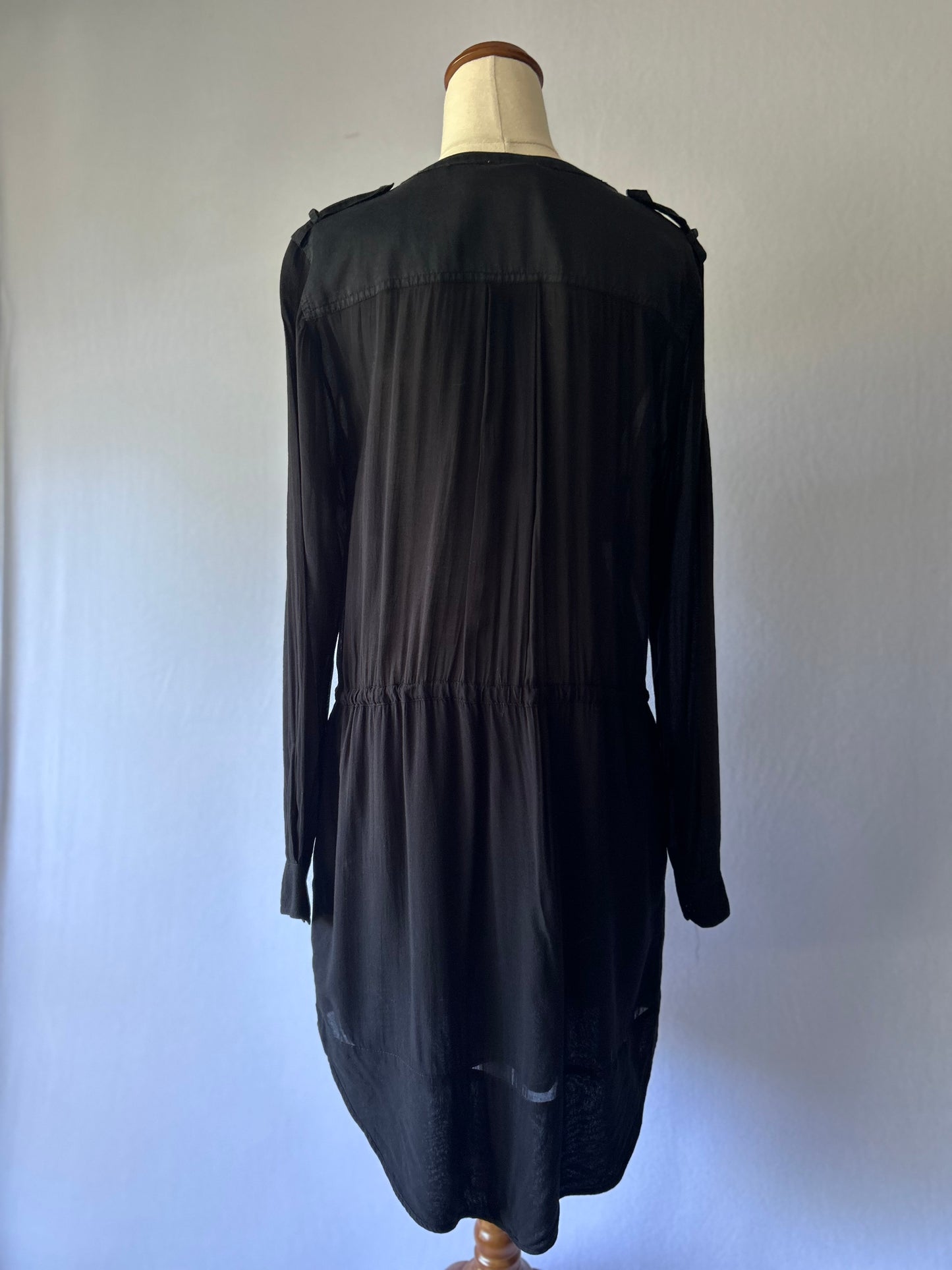 Black Shirt Dress – Size 8