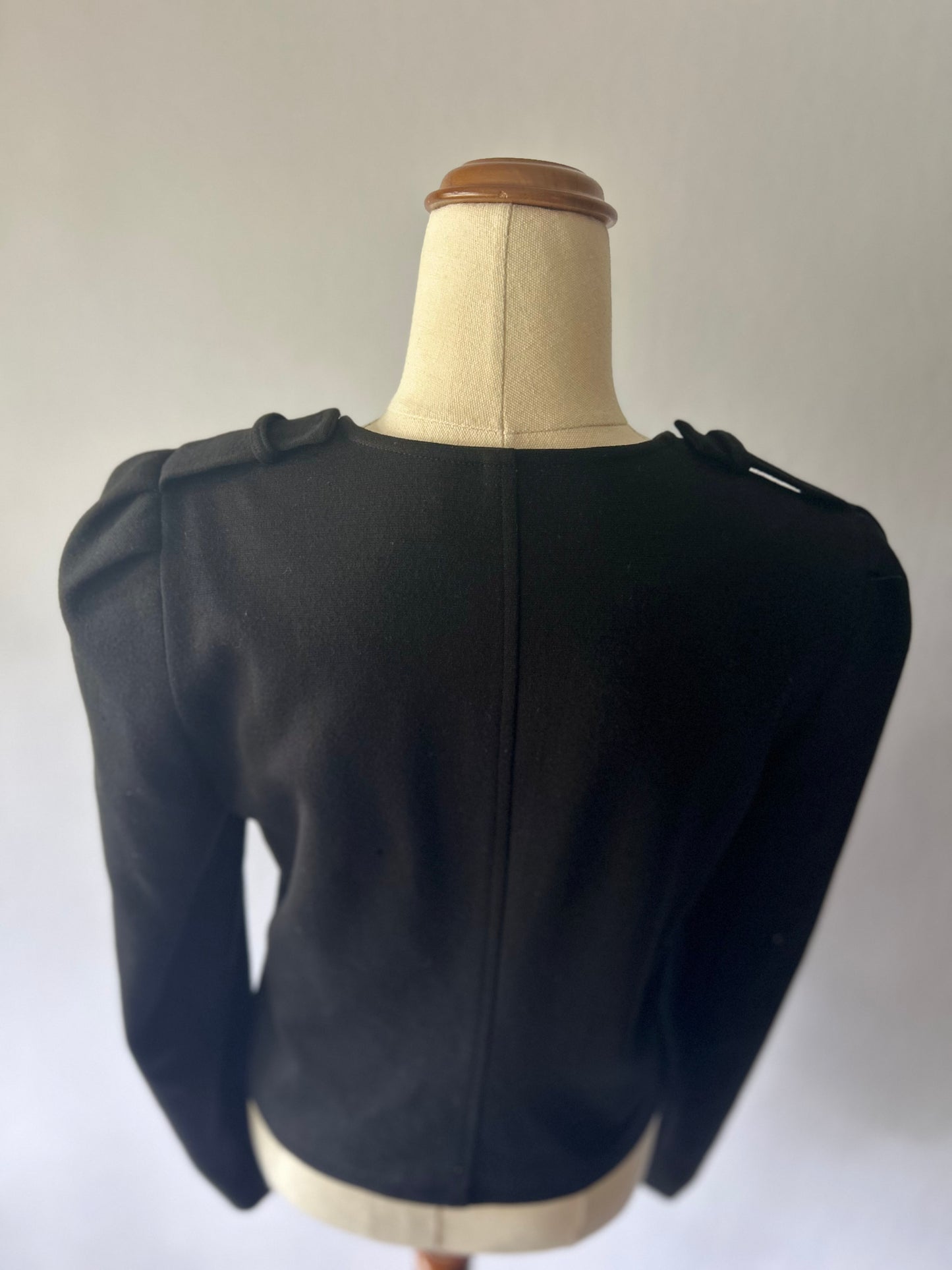 Helen Cherry Merino Wool Tailored Cardigan Jacket – Size S