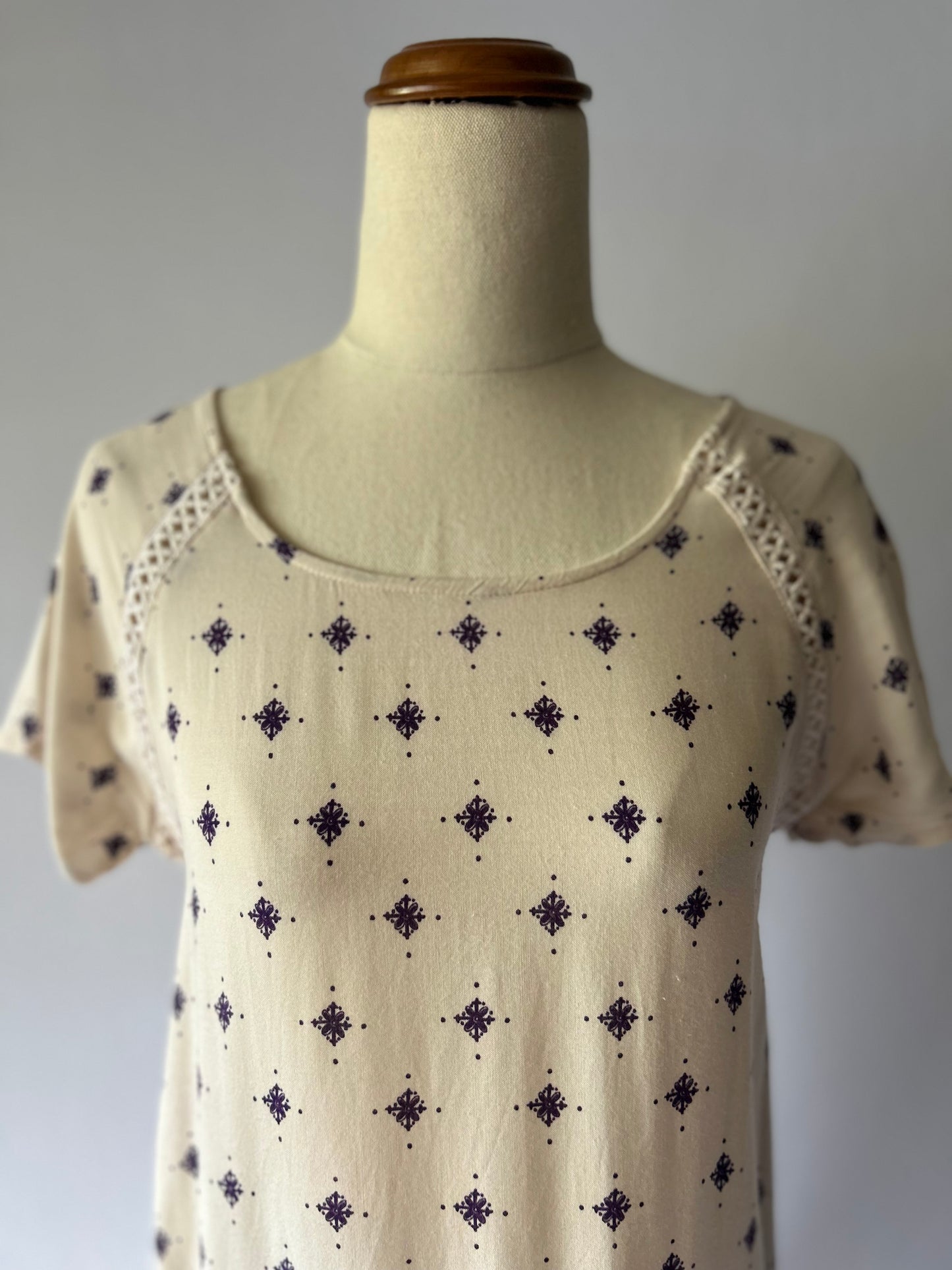 Rip Curl Boho Print Shift Dress - Viscose, size 8