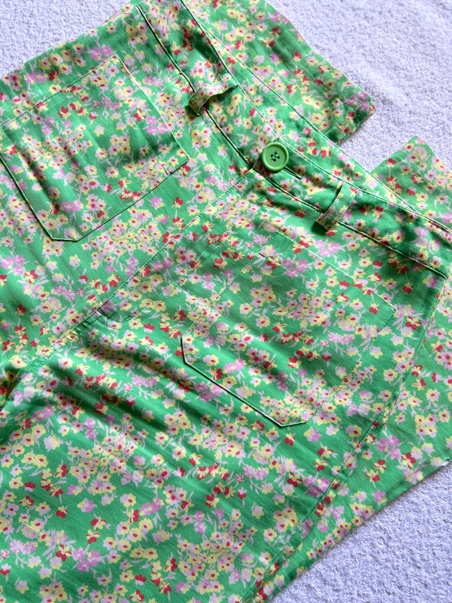 Rolla’s Flare Floral Green Pants – Size 12 / L