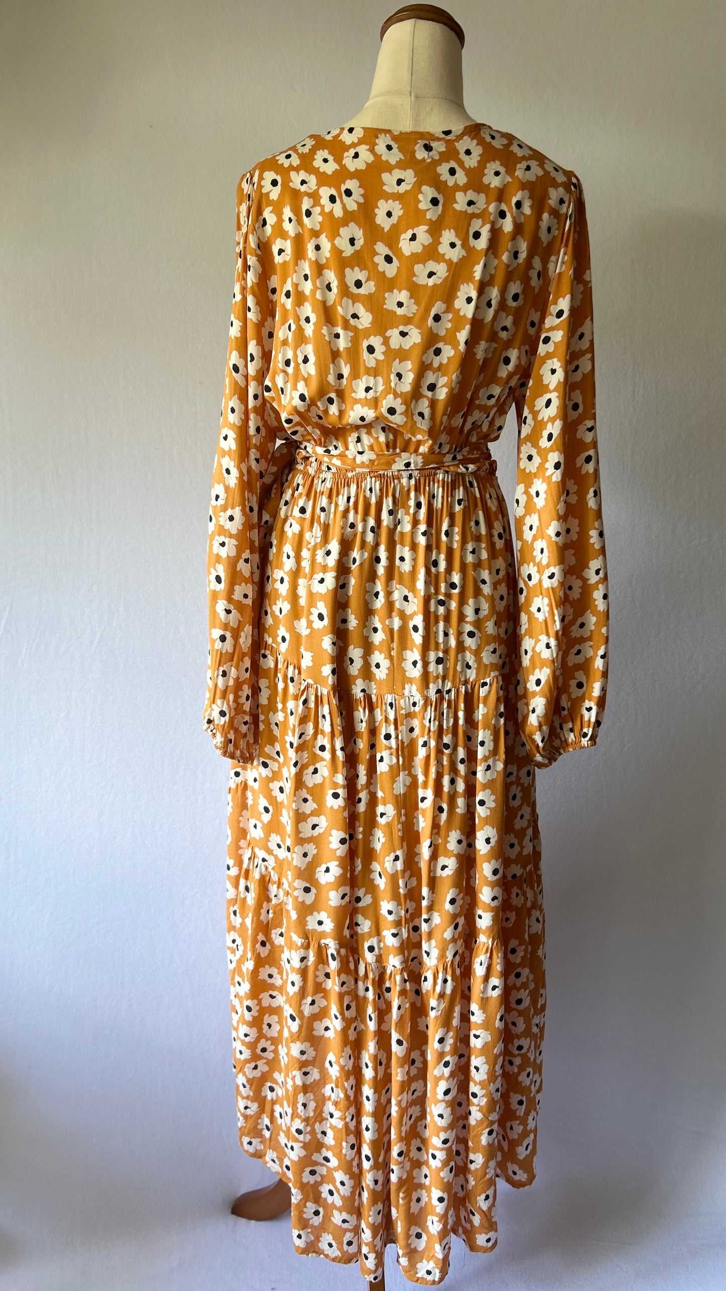 Floral Wrap Maxi Dress – Size 10
