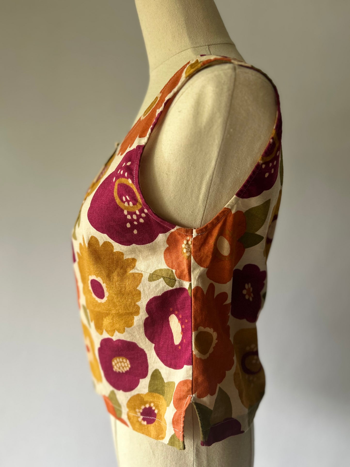 Princess Highway Floral Linen Top – Size 6