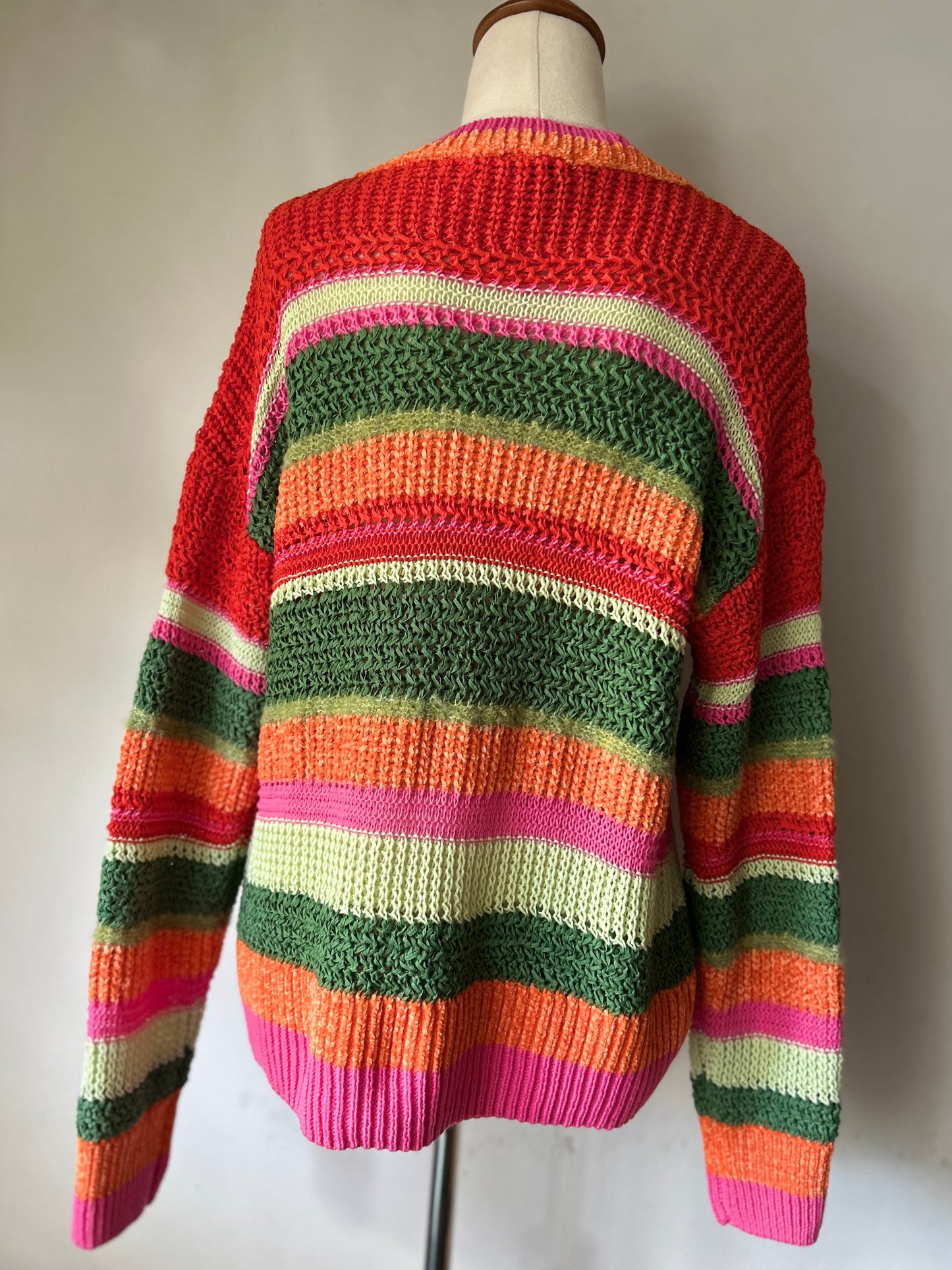 Striped Sweater Size Small  – Multicolor