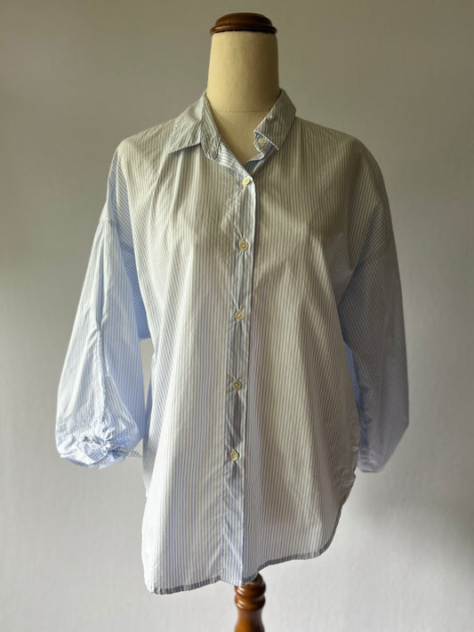 Velvet by Graham & Spencer Green Ombré Snakeskin Blouse – Size S