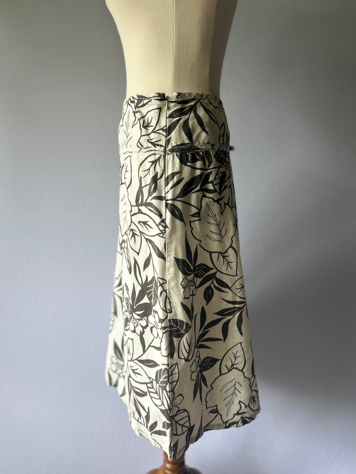 Floral Cotton Skirt – Size 12