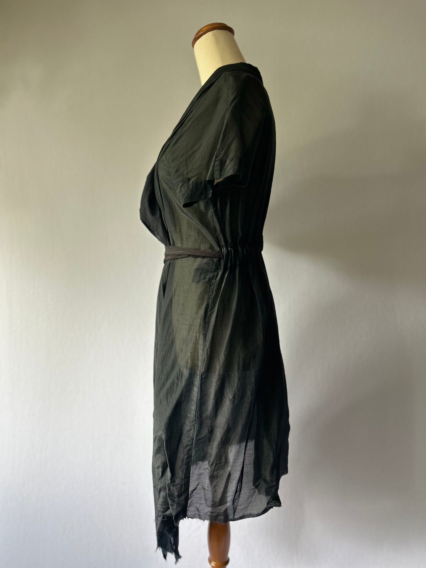Nom*D Made in NZ Cotton-Silk "Wrap" Vest – Size 2