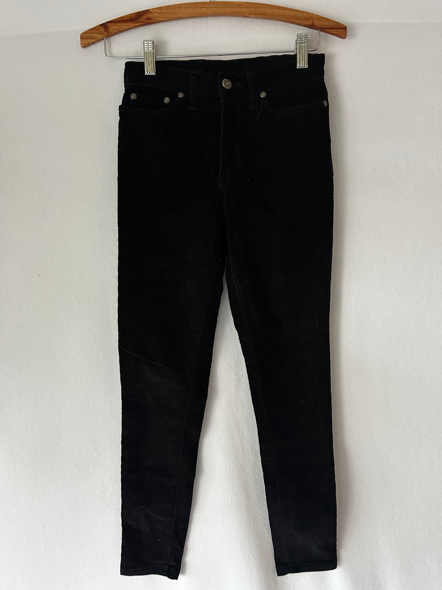 Dejour Black Corduroy Skinny Trousers – Size 7