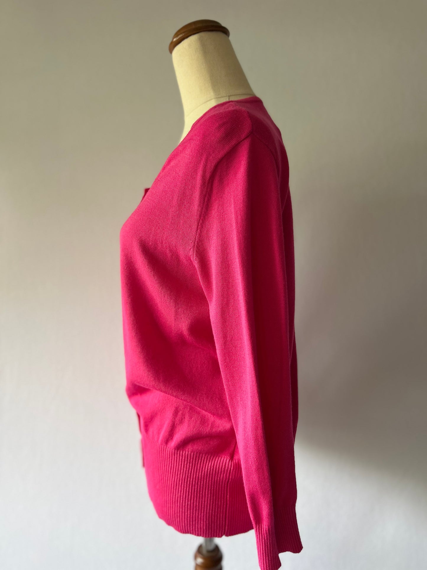 Pink Knit Cardigan – Size L