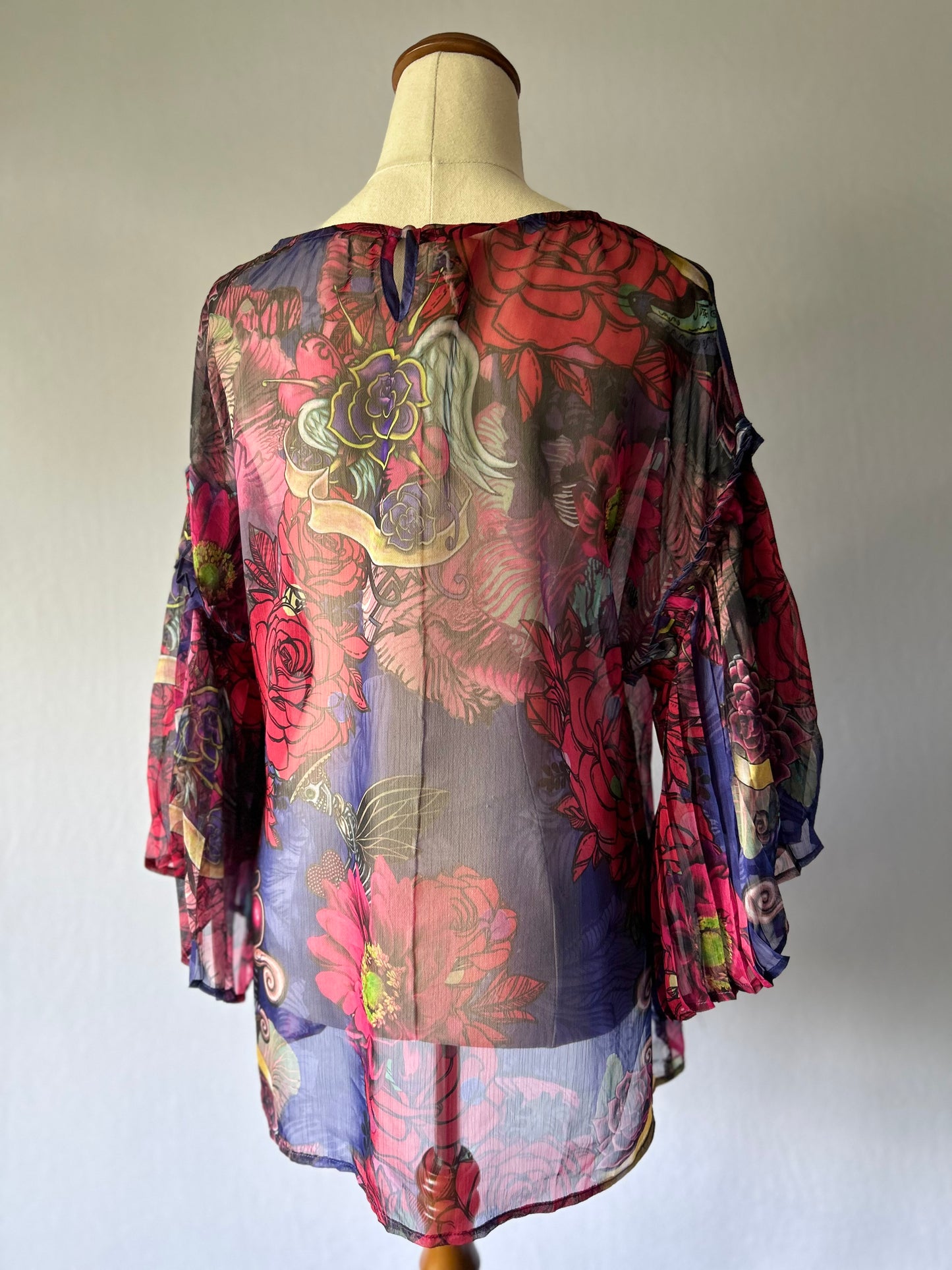 Floral Blouse – Size Small