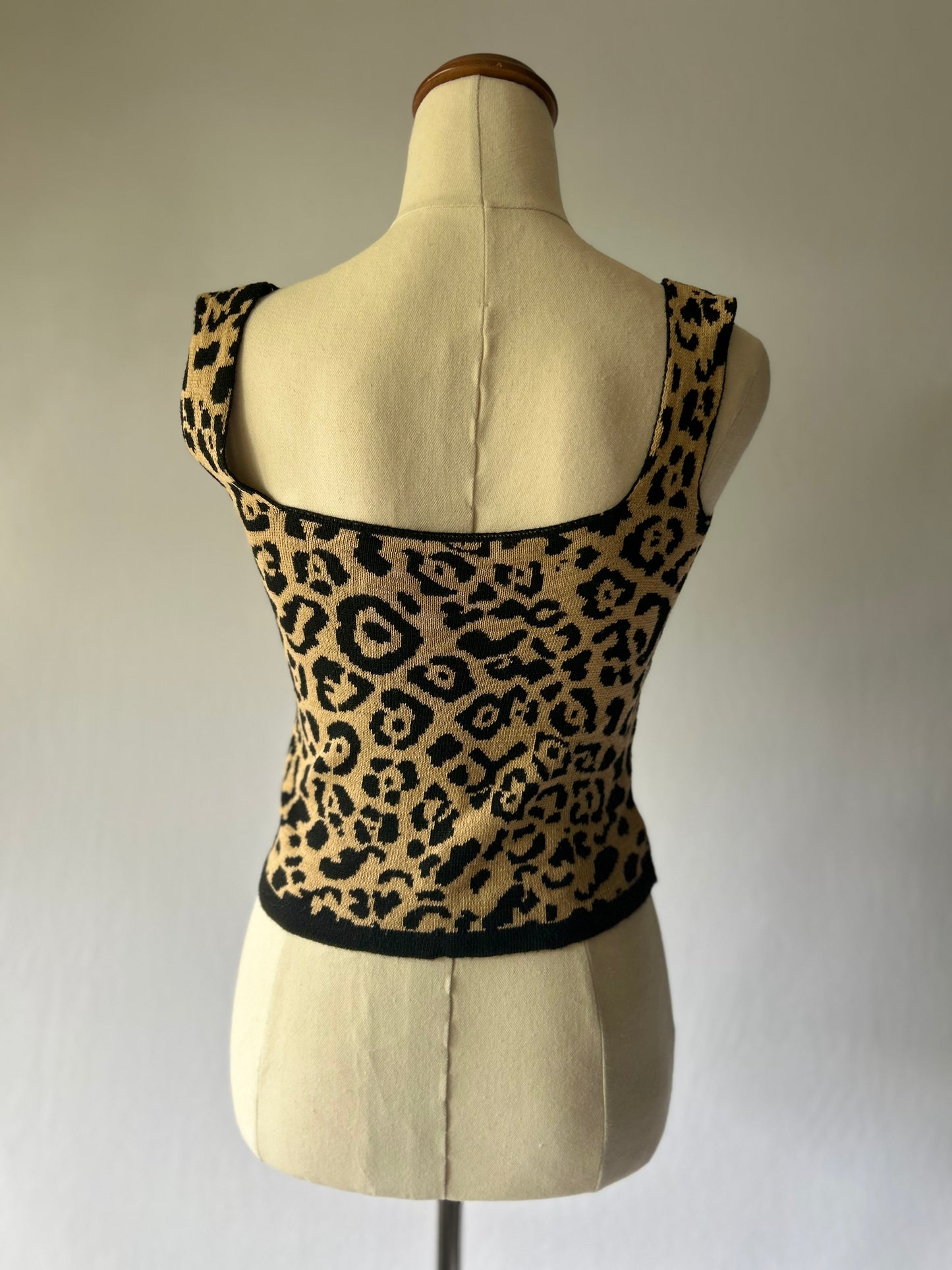 Leopard Print Tank Top – Size M