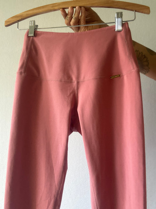 Cleo Harper Dusty Rose High-Waisted Active Leggings - Size S