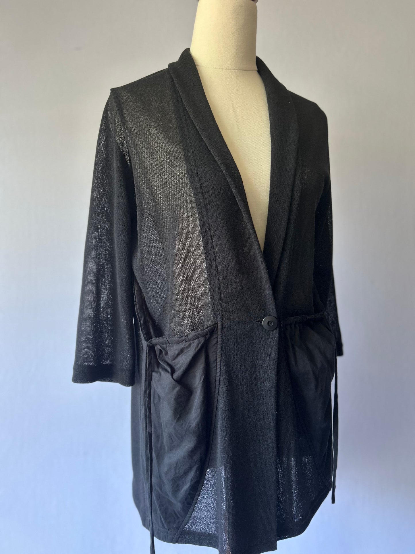 SAS Black Cotton Jacket – Size Small