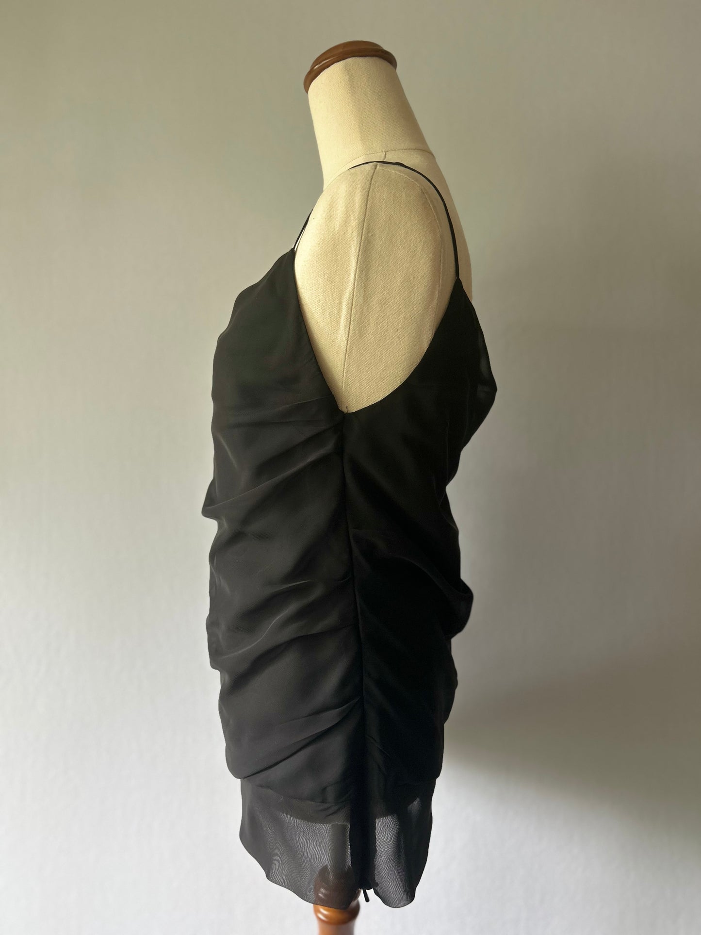 Kate Dowman Silk Chiffon Draped Camisole – Size 8