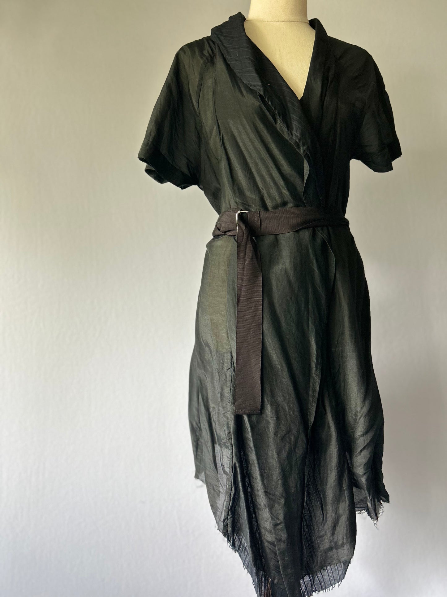 Nom*D Made in NZ Cotton-Silk "Wrap" Vest – Size 2
