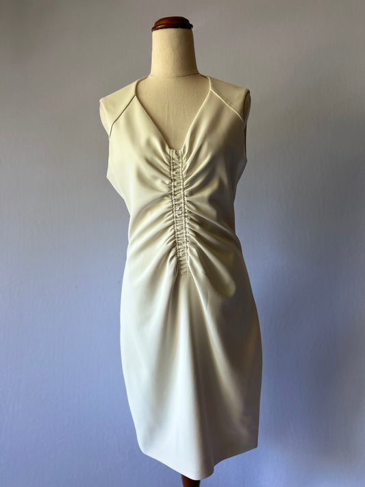 Elegant Karen Millen Ruched Sheath Dress (UK 12 / US 8 / EUR 40)