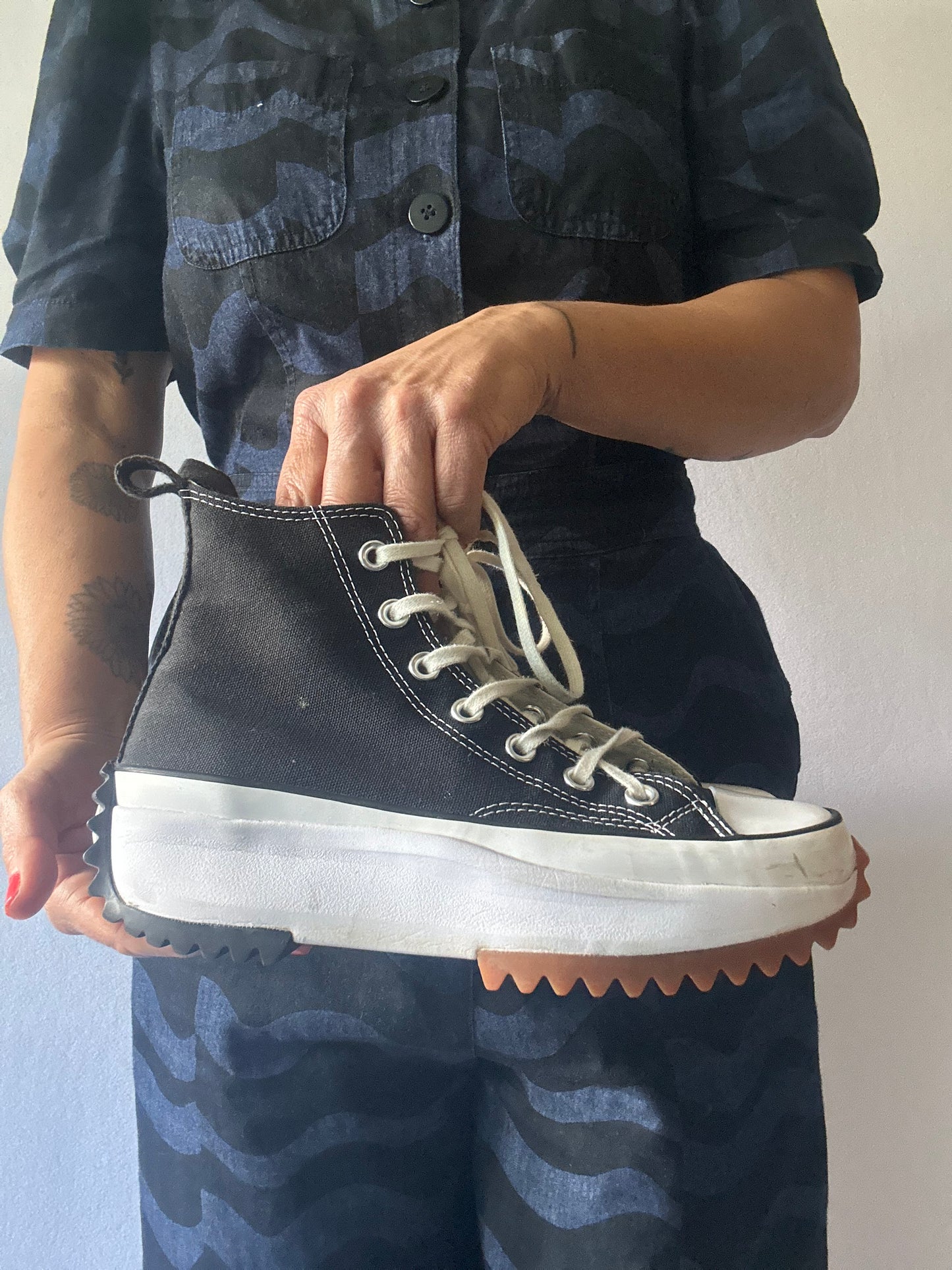 Converse Black Run Star Hike Trainers – UK 5.5 / EUR 38.5 / Men’s 6 / Women’s 7.5